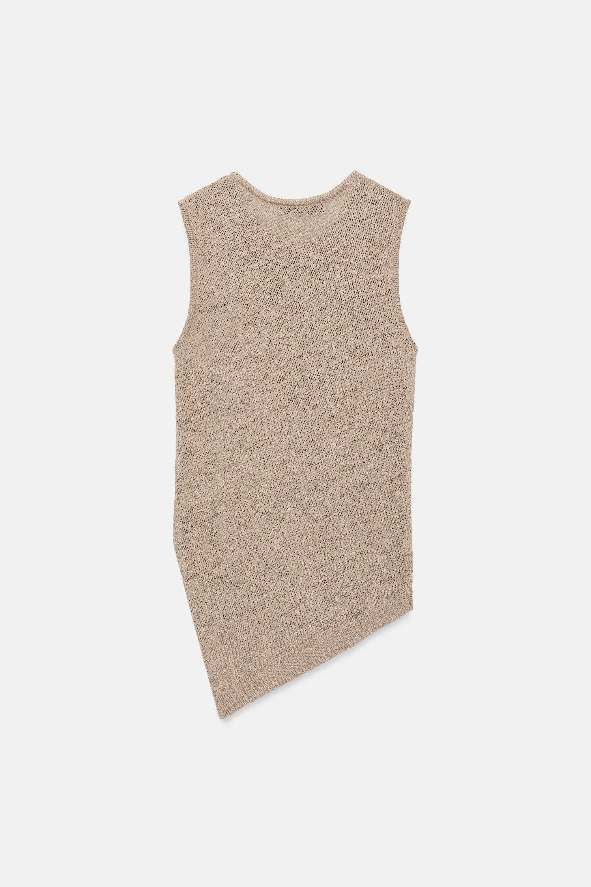 TOP ASYMÉTRIQUE EN MAILLE